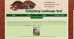 Desktop Screenshot of gettysburglandscapeyard.com